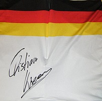Christian Knees signiertes Milram Trikot